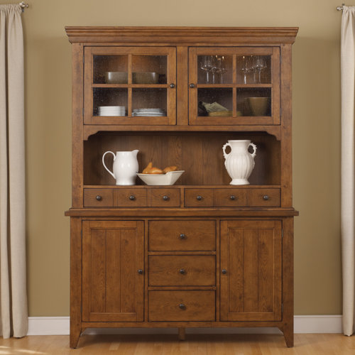 Lark Manor Hendry Sideboard With Bar Hutch & Reviews | Wayfair